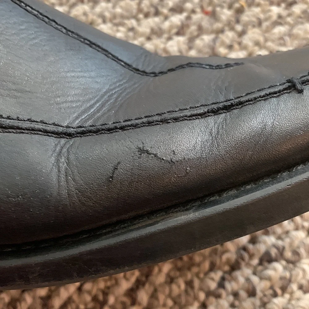 ❄️Black slip on dress shoes - Picture 7 of 8